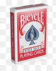 Bicycle Rider Back - Playing Cards png