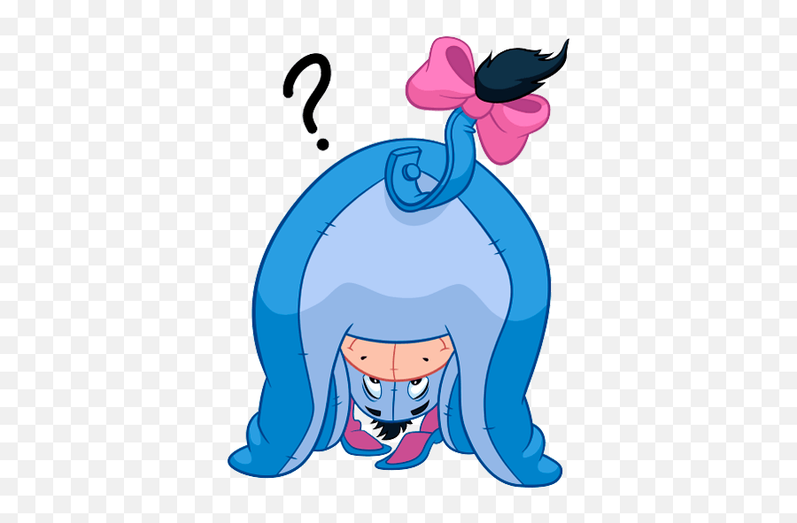 Vk Sticker 3 From Collection Eeyore Download For Free - Eeyore Sticker Whatsapp Png,Eeyore Png