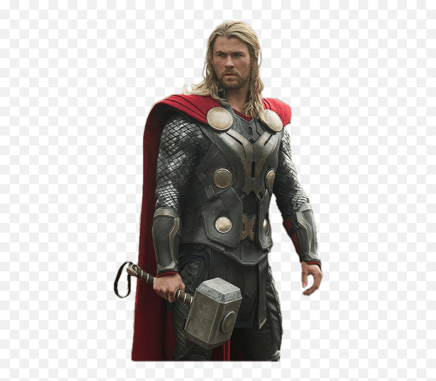 Thor With Hammer Transparent Cartoon - Thor Marvel Film Png,Thor's Hammer Png