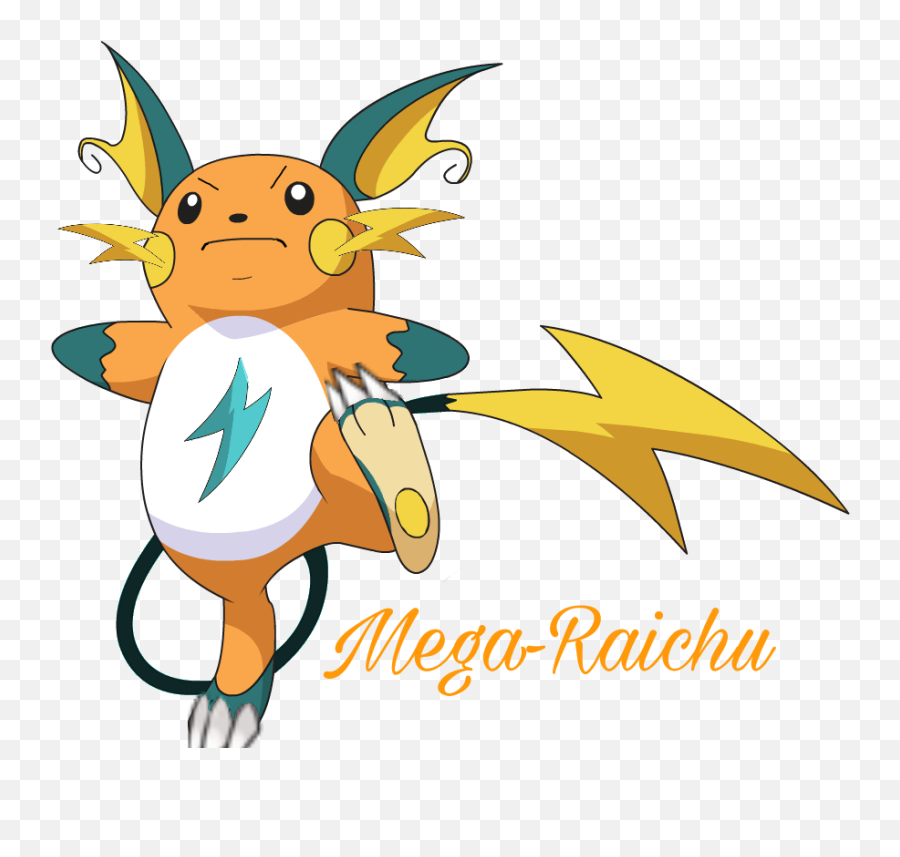 Pokémon Pokemon Pikachu Raichu Megaevolution - Kids Pokemon Pokemon Raichu Png,Pikachu Logo