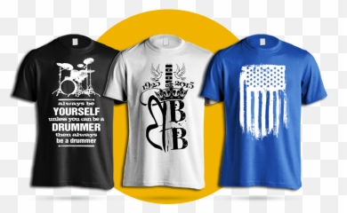 T - T Shirt Printed Design Png,T Shirts Png