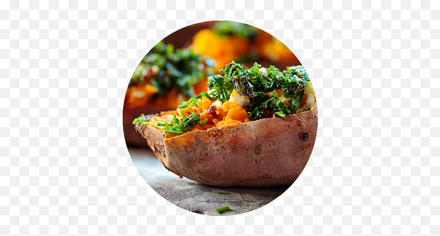 Sweet Potato World - Batata Doce Recheada Com Frango Png,Sweet Potato Png