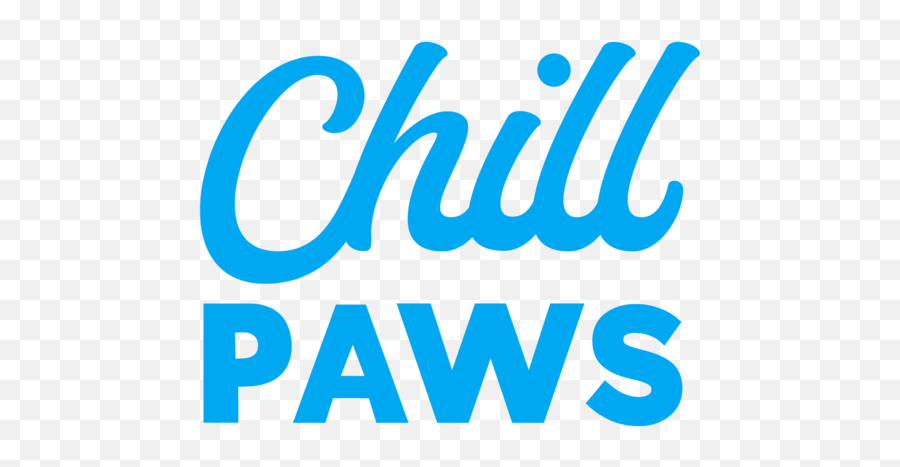 Chill Paws - Horizontal Png,Blue Paw Logos