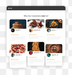 Embed Facebook And Google Reviews - EmbedReviews Food Group png