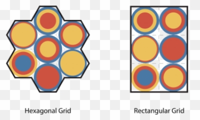 Hexagonal Gridded Maps And Information Layers Approach - Dot png