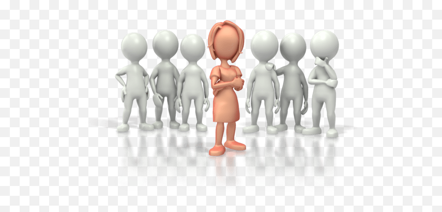 Leadership Tips From Proven Leaders All Of Whom Are Women - 3d Human Figure Group Png,Leader Png