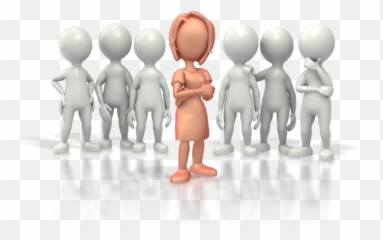 Leadership Tips From Proven Leaders All Of Whom Are Women - 3d Human Figure Group Png,Leader Png