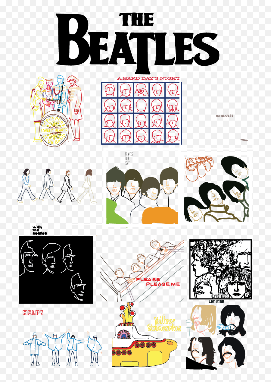Picture - Beatles Transparent Cartoon Jingfm Beatles Png,The Beatles Transparent