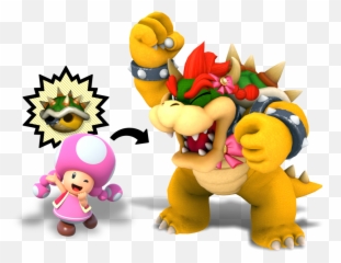 Toadette - Blue Toad And Toadette Png,Bowsette Png