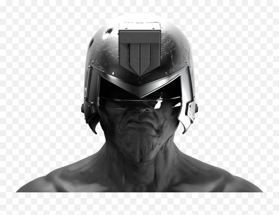 Judge Dredd Concept In Zbrush And Keyshot Just Playing With - For Adult Png,Judge Dredd Logo