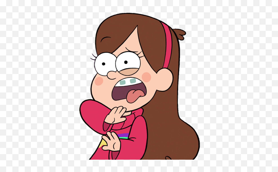 S1e1 Mabel Grossed Out By Gnome Picture Transparentpng - Mabel Pines Gravity Falls,Gravity Falls Transparent