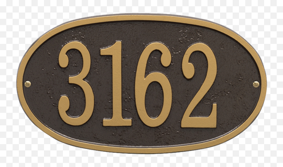 Transparent House Numbers - Metal House Number Plaque Png,Plaque Png