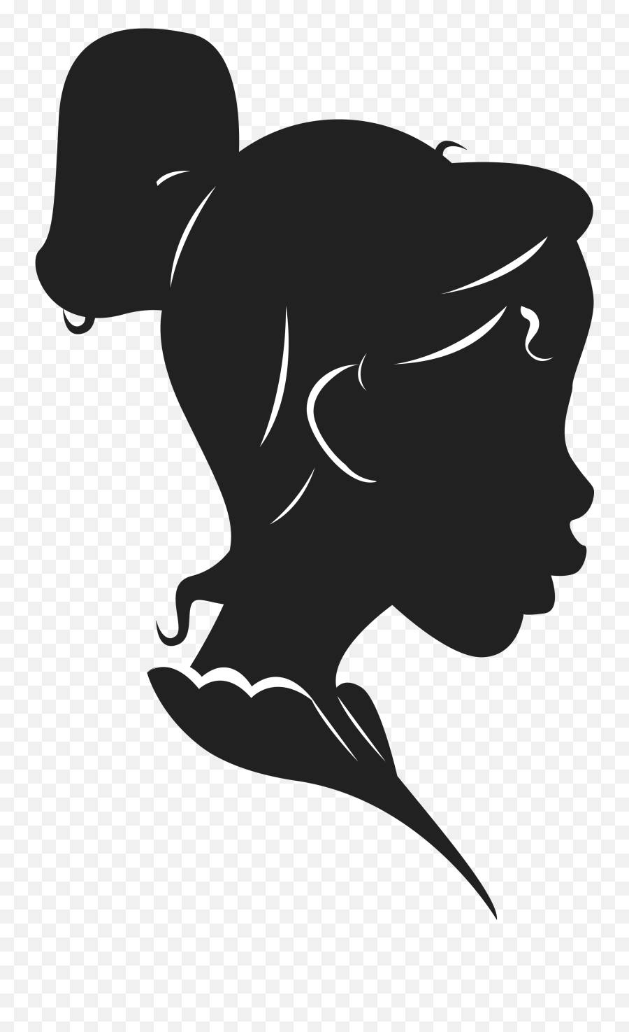 Cute Girl Children Silhouettes - Silhouette Girl Child Png,Children Silhouette Png