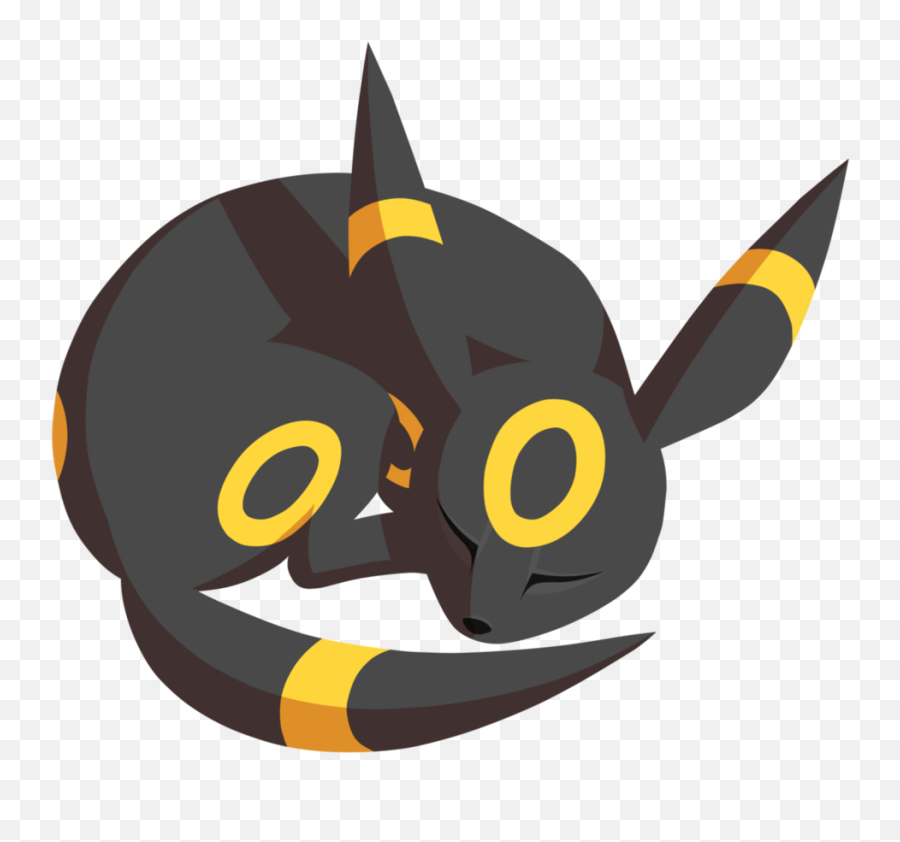 Transparent Umbreon Sleeping Image - Pokemon Umbreon Sleeping Png,Umbreon Transparent