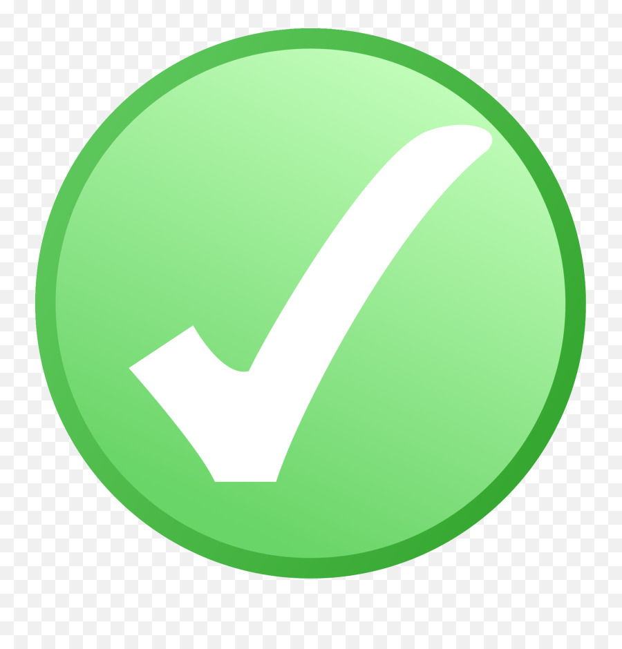 White Check In Green Circle Icon Png Transparent