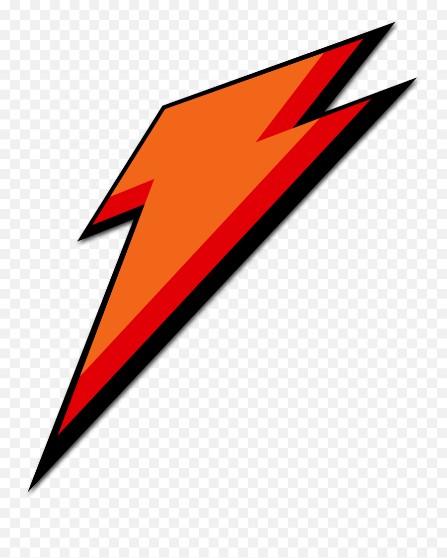 Gatorade Black Lightning Bolt - Gatorade Logo Transparent Gatorade Lightning Bolt Logo Png,Lightning Bolt Transparent Background