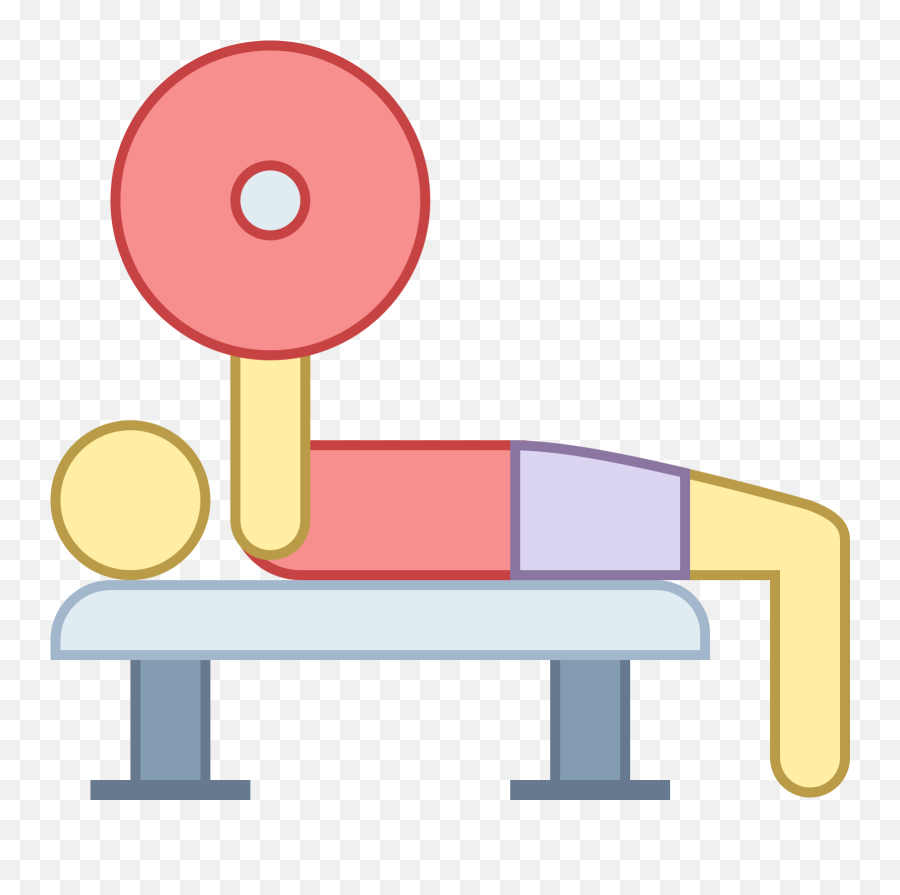 Download Bench Press Icon - Furniture Style Png,Bench Press Icon