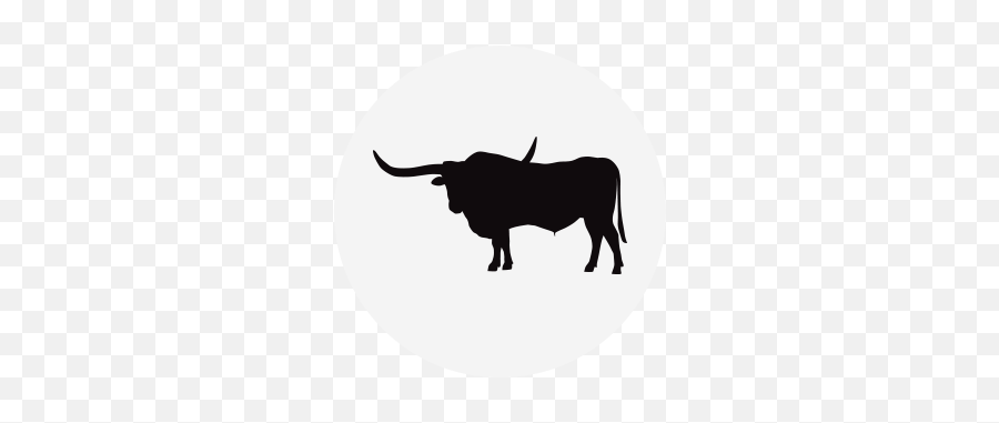 G3 Ranch - Longhorn Silhouettes Png,Longhorn Cattle Icon