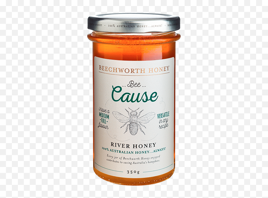Download Hd Bee Cause River Honey Jar Beechworth Png - Hornet,Honey Jar Png