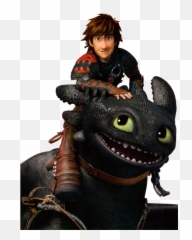 Hiccup And Toothless Transparent - How To Train Your Dragon Hiccup How To Train Your Dragon Characters Png,Train Transparent