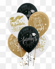 Graduation Balloons Graduationhat Grad Graduate Graduat - Graduation Balloons Png,Real Balloons Png