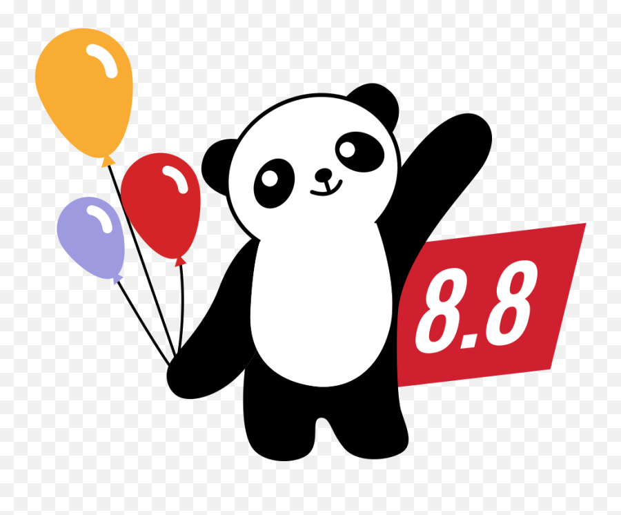 Panda Cares Tour - Balloon Png,Fortune Cookie Icon