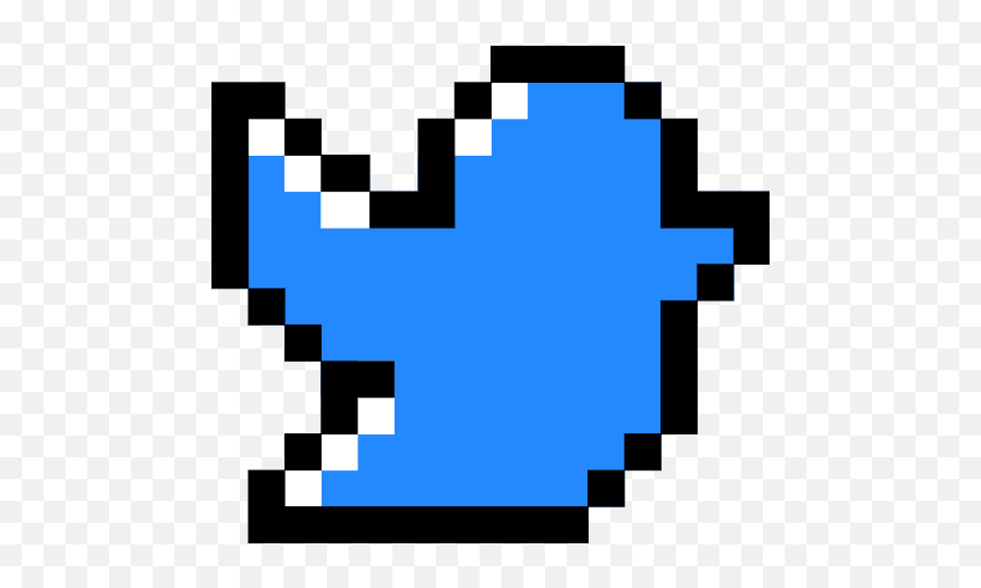 Twitter Social Media Communication Network Internet - Easy Button Pixel Art Png,Blue Twitter Icon
