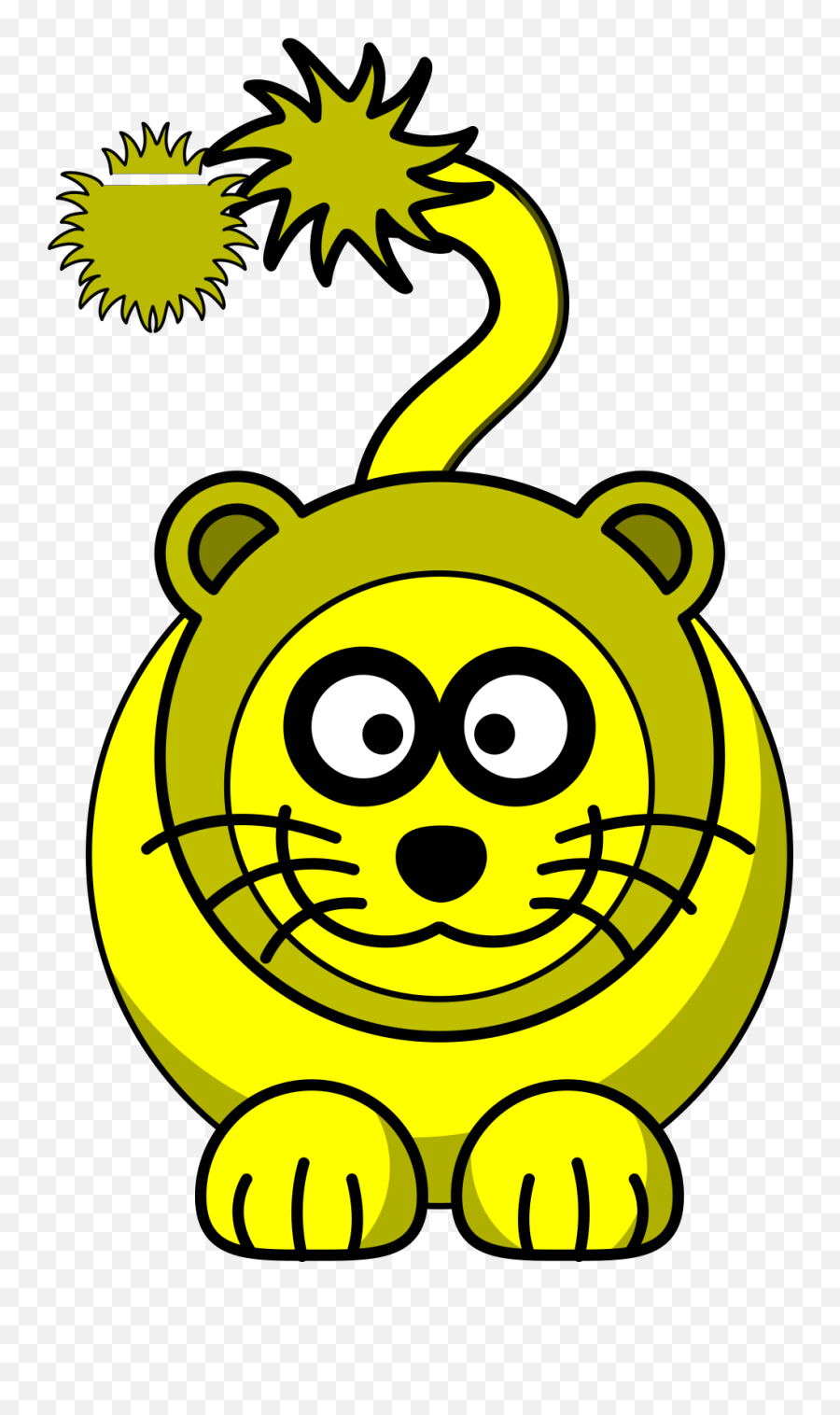 Easy Drawing Of Leopard Clipart - Full Size Clipart Cartoon Lion Clipart Png,Icon Leopard Helmet