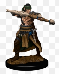 Pathfinder Battles - Premium Miniatures HalfElf Male Painted Ranger png