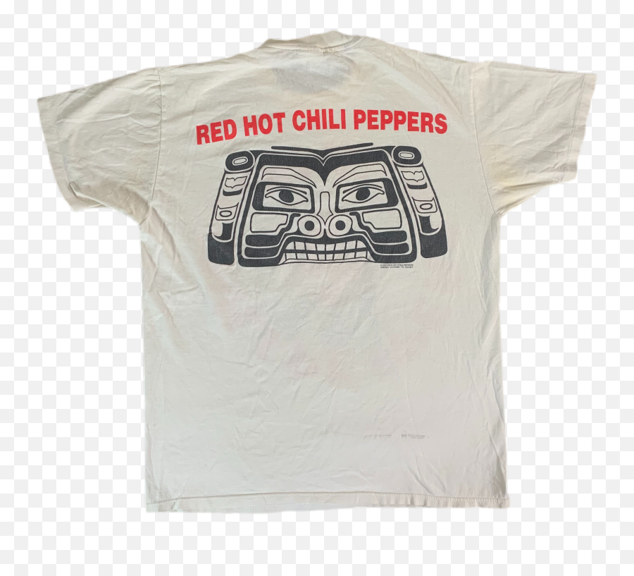 Vintage Red Hot Chili Peppers Aztec T - Shirt Short Sleeve Png,Icon Fj80