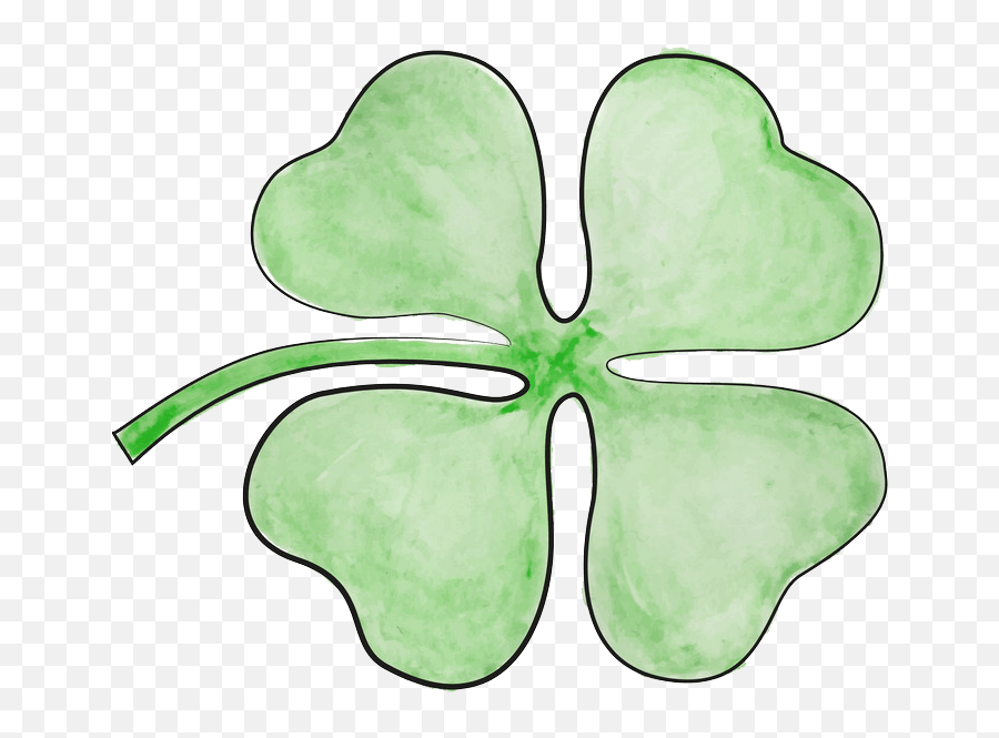 Four Leaf Clover Clipart Transparent 6 - Clipart World Clover Png,4 Leaf Clover Icon