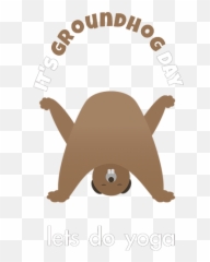 Itu0027s Groundhog Day - Letu0027s Do Yoga Puzzle for Sale by Language png