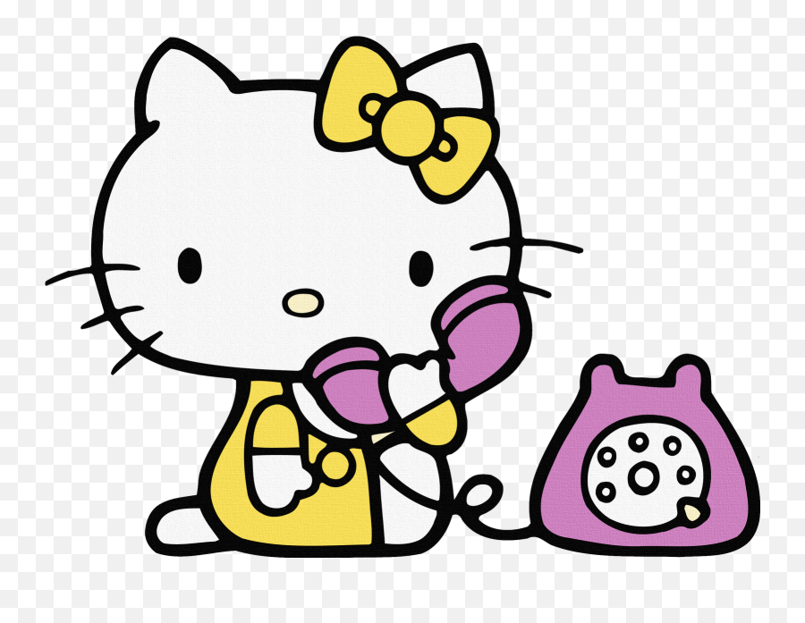 Clipart Hello Kitty Kostenlos - Hello Kitty Colouring Pages Hello Kitty Colouring A4 Png,Download Icon Hello Kitty