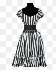 Download Striped Dress Transparent Image Hq Png In - Black And White Clipart