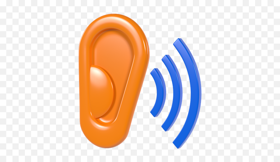 Hearing Icon - Download In Glyph Style Solid Png,Hear Icon