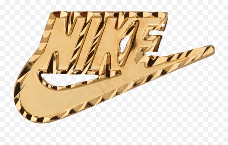 Nike Swoosh Justdoit Gold Jewelry - Supreme Earrings Png,Gold Nike Logo