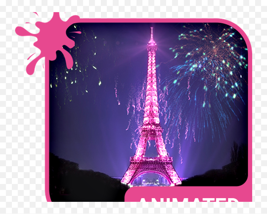 Paris Love Animated Keyboard Android - Free Download Trocadéro Gardens Png,Neon Obby Icon