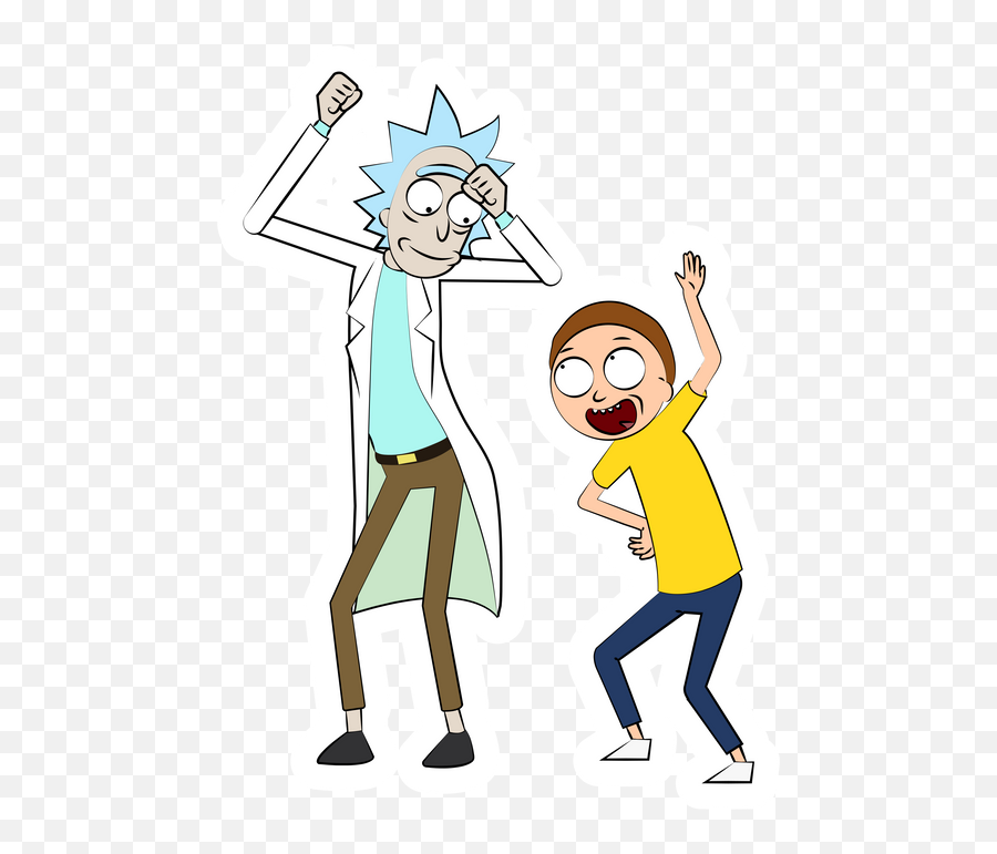 Rick And Morty Stickers - Sticker Mania Rick And Morty Png,Morty Smith Icon