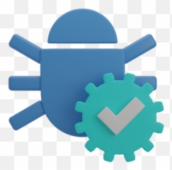 Malware Icon - Download in Colored Outline Style png