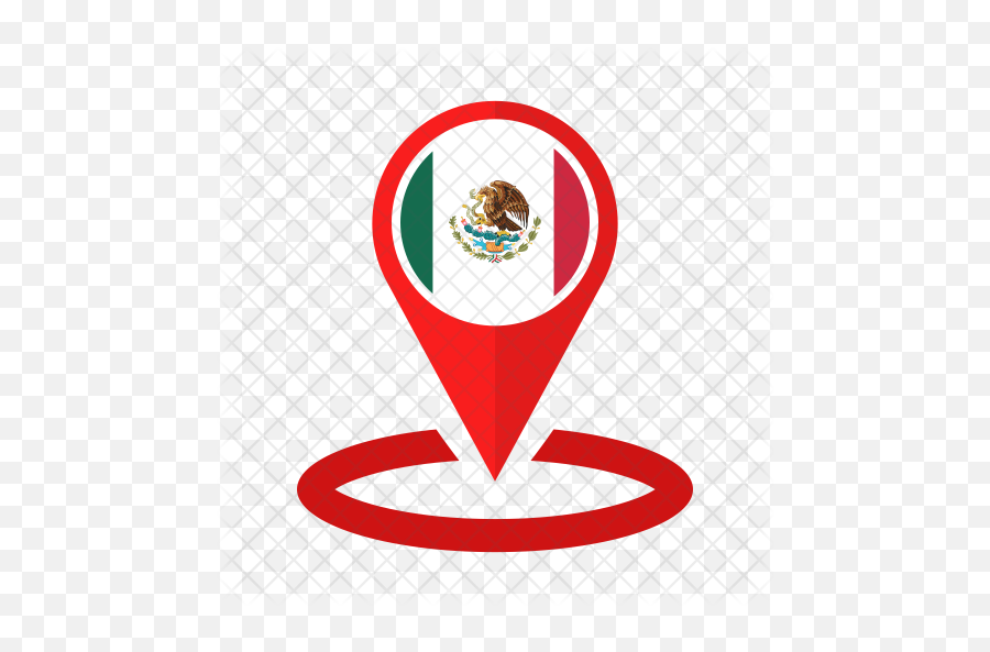 Mexico Flag Icon Of Flat Style - Coat Of Arms Of Mexico Png,Mexican Flag Png