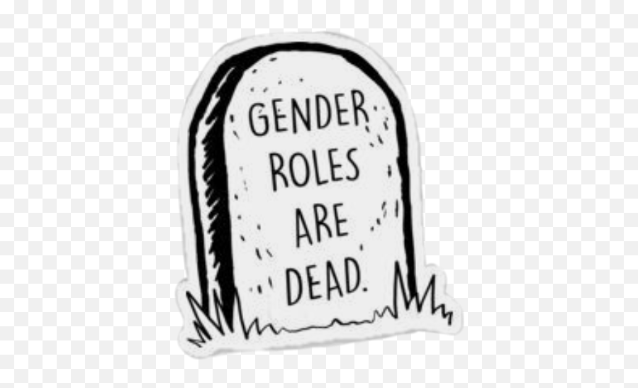 Grave Non - Binary Gender Role Pride Gravestone Headstone Png,Gravestone Transparent