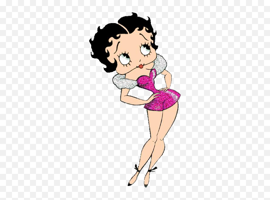 Download Betty Boop Wearing Pink Dress - Wednesday Good Morning Betty Boop Png,Betty Boop Png