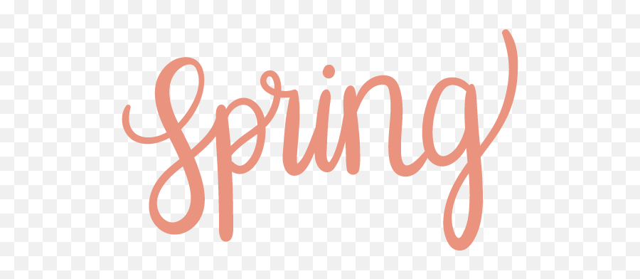 Spring Word Png Transparent - Spring Word Clipart,Word Png