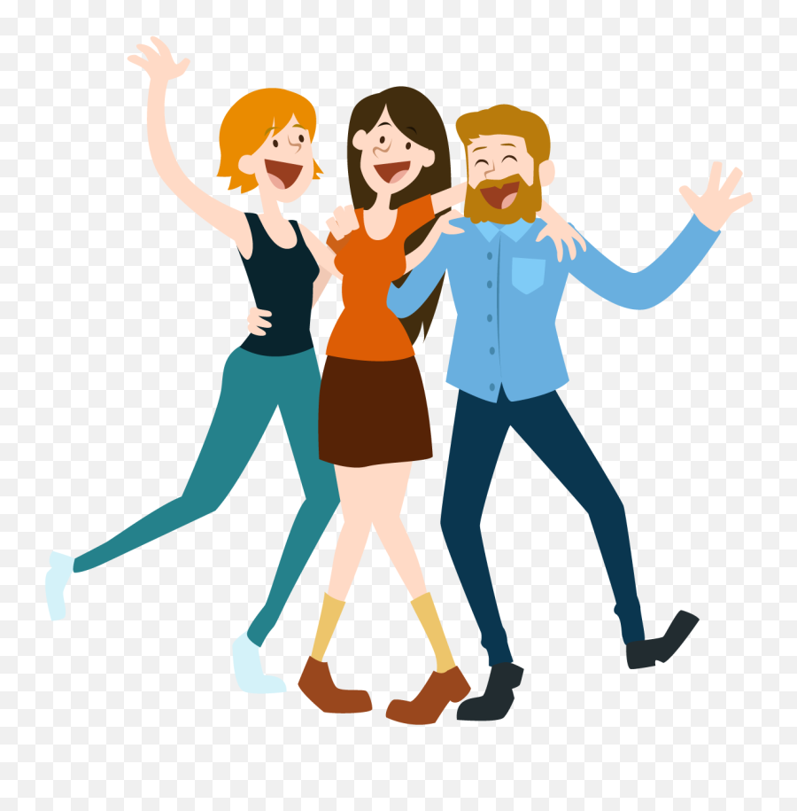 Happy Person Clipart Png - Happy People Clipart Transparent,People Clipart Png