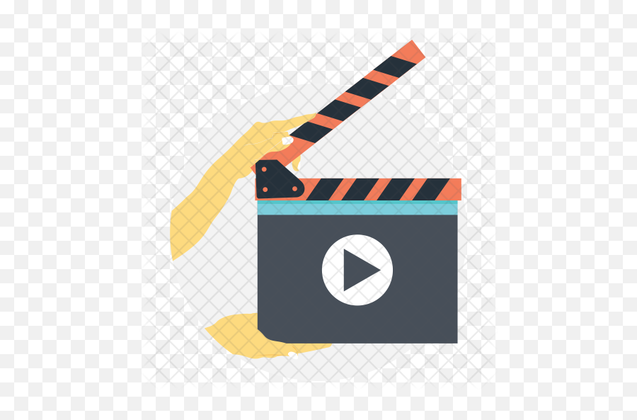Movie Clapboard Icon - Video Production Videography Icon Png,Clapboard Png