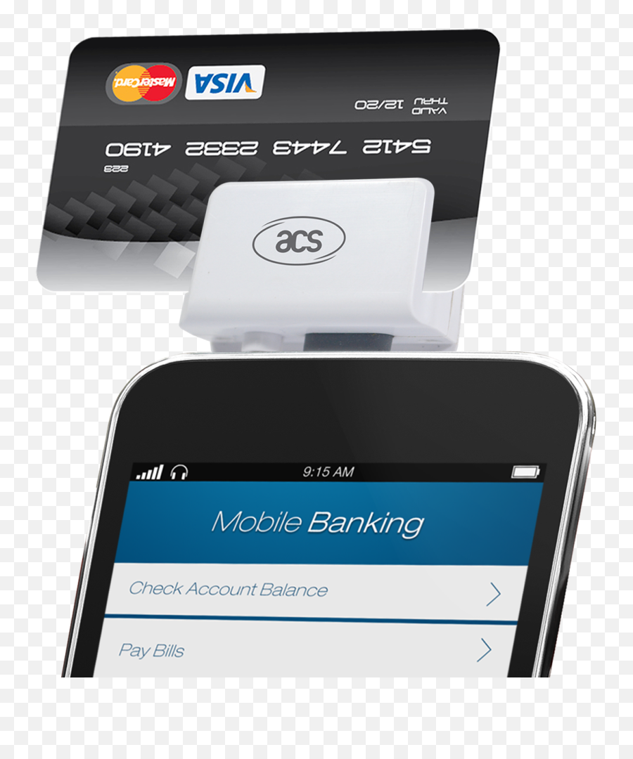 Mobile Card Readers - Acr31 Swipe Card Reader Acs Mobile Magnetic Card Reader Png,Swipe Png