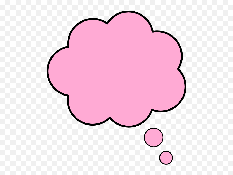 Cartoon Thinking Bubbles Free Download - Pink Thought Bubble Png,Dialogue Bubble Png