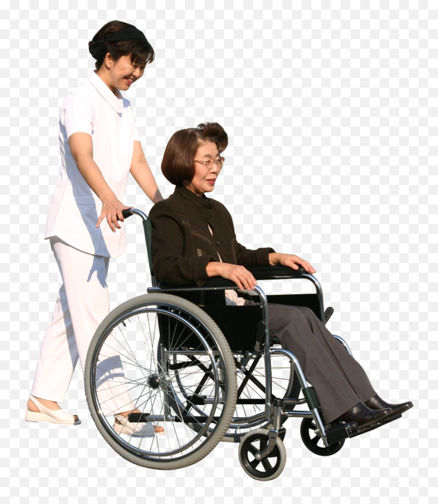 Elderly In Wheelchair Png Image - Elderly Wheelchair Png,Wheelchair Png
