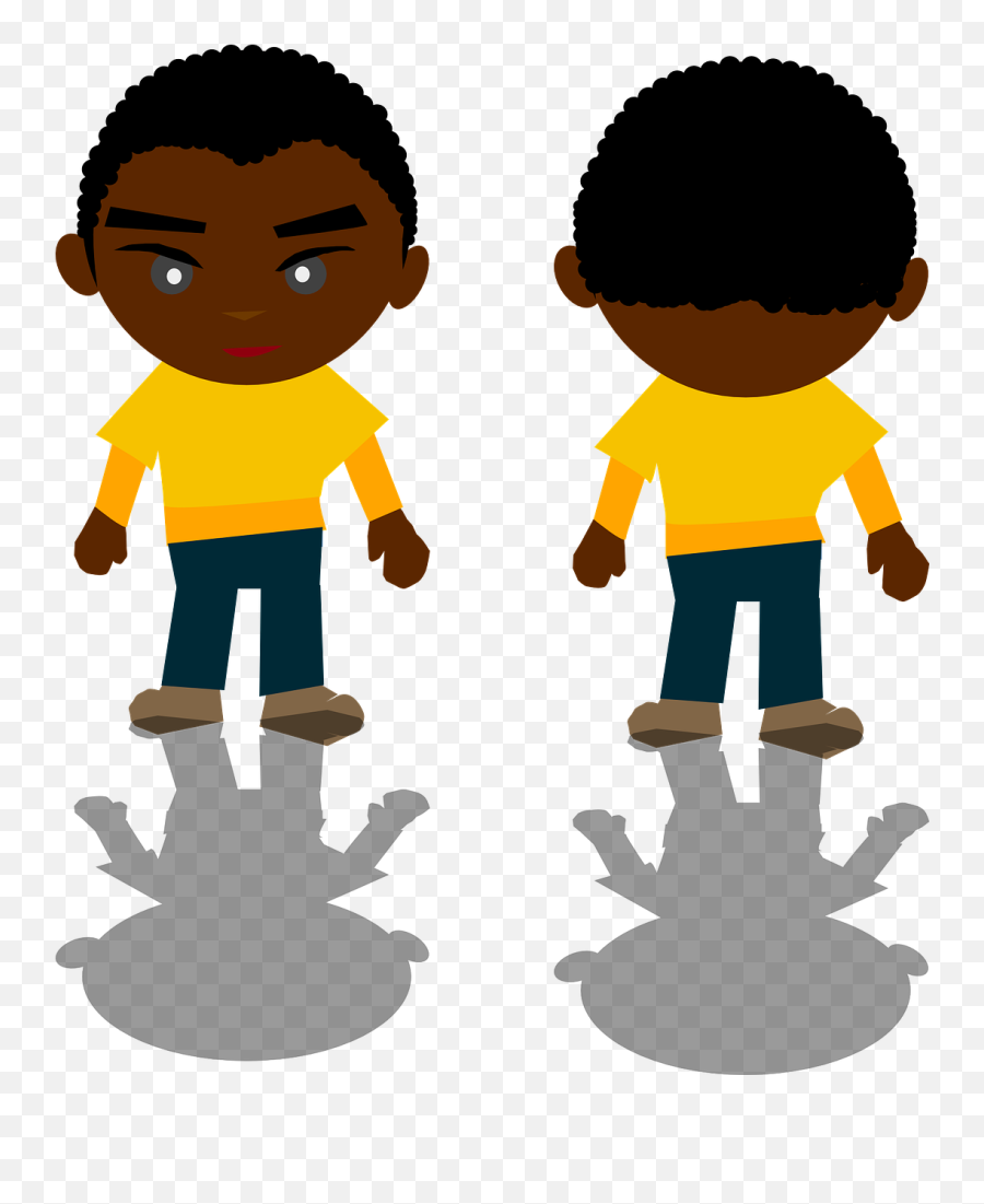 Boykidshumanlittleafrican - Free Image From Needpixcom Cartoon Boy Facing Back Png,Cartoon Kid Png