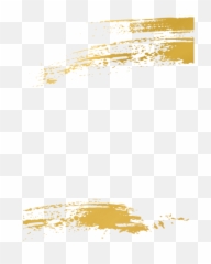 Png Gold Paint Brush Stroke - Golden